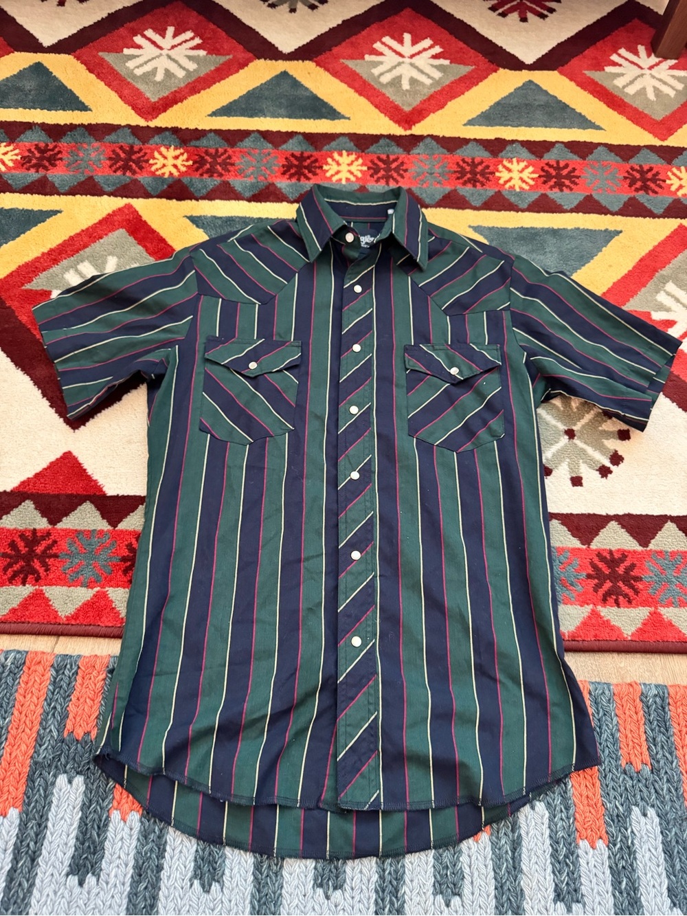 Wrangler Men’s Western Button Up